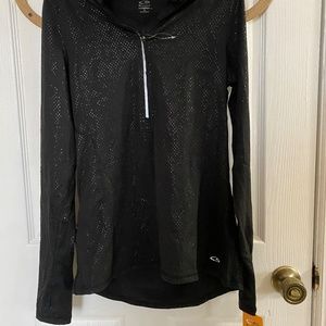 NWT Champion Women's Running Reflective Top 1/4 Zip Size S Small
